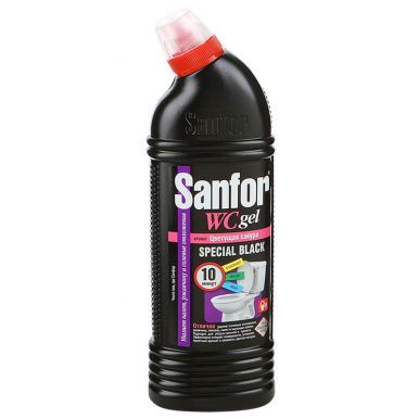 Sanfor WC гель Special Black 100% сила гель для ванны и туалета, 750 г