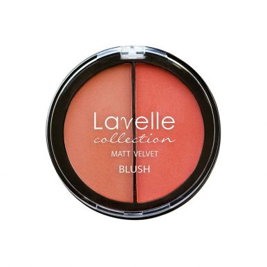 Lavelle румяна BL-09 2 цвета компактные, тон 03, цвет: персик, 34,5 г