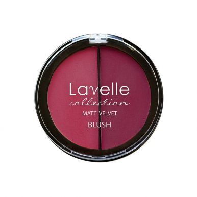 Lavelle румяна BL-09 2 цвета компактные, тон 04, цвет: ягодный, 34,5 г