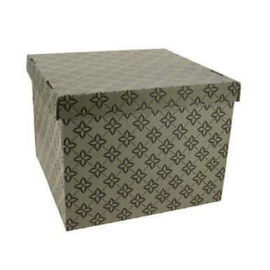 Коробка для хранения Триумф 320х320х250 см, бурый/бурый, артикул: Д20104,0006