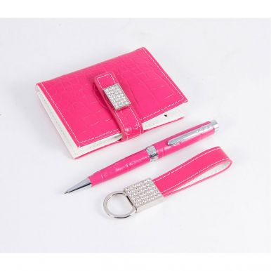 140225 Подарочный набор: ручка, визитница, брелок (уп.1/40наб.)