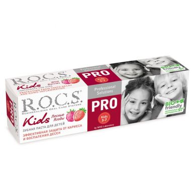 ROCS PRO Kids паста зубная детская 3-7 лесные ягоды 45г