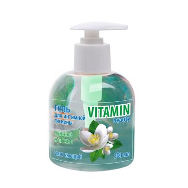 Vitamin Beauty гель для интимной гигиены Лунный жасмин, смягчающий, 300 мл