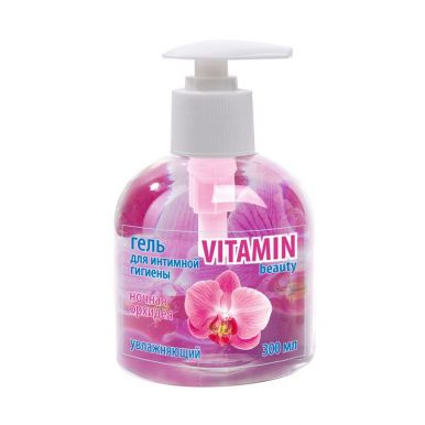 Vitamin Beauty гель для интимной гигиены Ночная Орхидея, увлажняющий, 300 мл