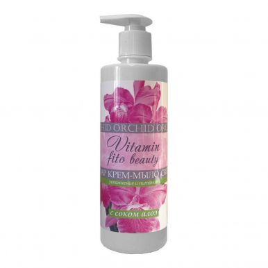 Vitamin Fito Beauty крем-мыло Орхидея и сок Алоэ увлажнение и питание, 500 мл