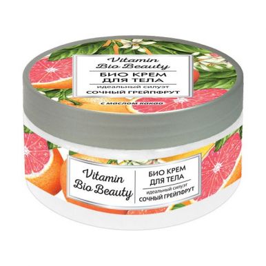 Vitamin Bio Beauty БИО Крем для тела «Сочный грейпфрут» идеальный силуэт 250мл
