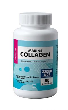 CHIKALAB БАД к пище marine collagen beauty морской неденатурированный коллаген I-III типа капсулы №