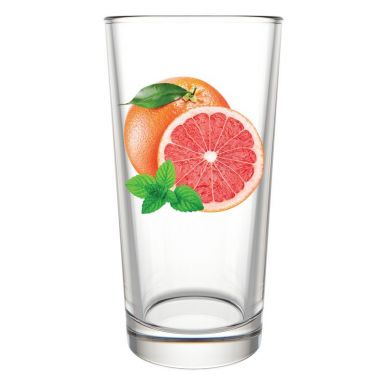 Стакан для сока Цитрусовый грейпфрут 230 мл, 6 шт, артикул: 146-Д