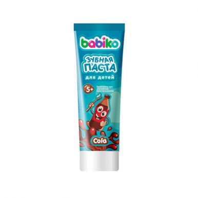BABIKO паста зубная детская kids story со вкусом колы 75мл 4277