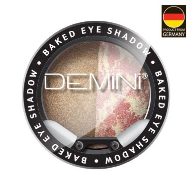 Demini тени для век запеченные Baked Eye Shadow №08, Бронзовый глянец