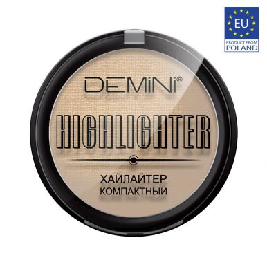 Demini хайлайтер Компактный Highlighter Compact №01 золотое сияние, 12 г