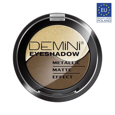 Demini тени для век Metallic Matte Effect Eye Shadow, двойные, 4,5 г