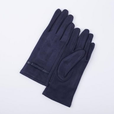Перчатки женские безразмерные с утеплителем цв.синий 5161920