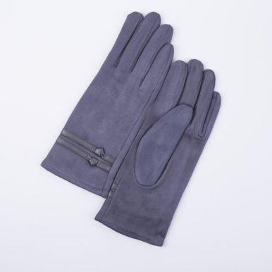 Перчатки женские безразмерные с утеплителем цв.серый 5161934
