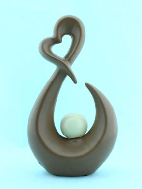 Фигура Сердце декоративная 8.5х15х26см керамика  FEMA0038
