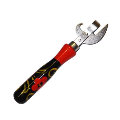 Нож консервный штык хохлома с деревянной ручкой 043735/1258