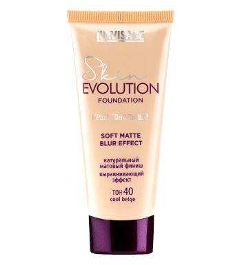 LUXVISAGE Крем тональный Skin EVOLUTION soft matte blur effect, тон 40, cool beige