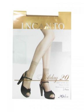 INCANTO  носки HOLIDAY 20 (2 пары) цвет NATUREL