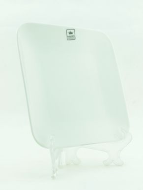 Тарелка 213x211x23 мм, квадратная, цвет: белый, артикул: Q81000060