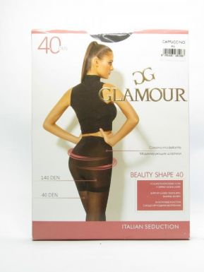 Glamour колготки BEAUTY SHAPE 40 р. 4-L цвет CAPPUCCINO