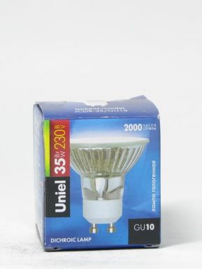 Лампа галогеновая Uniel Jcdr-35/Gu10, картон