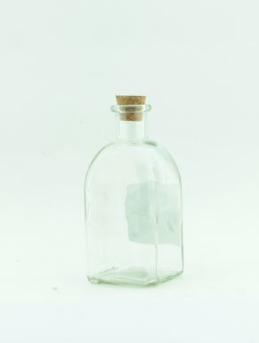 Бутылка с крышкой из натуральной пробки, 280 мл, размер: 60x60x135 мм, артикул: 695000020