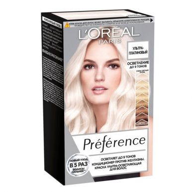 PREFERENCE Краска для волос 9L Ultra Platinum