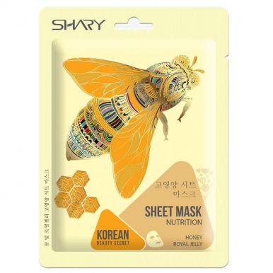 SHARY маска-питание д/лица мёд и маточное молочко 25г