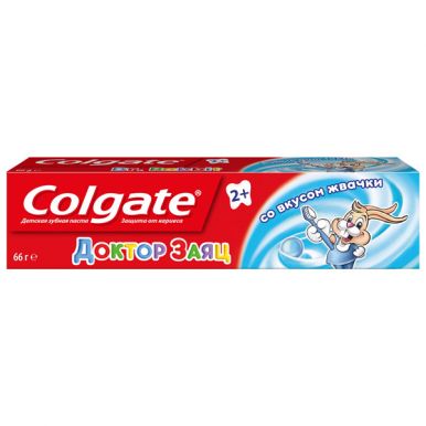 Colgate FCN89286 зубная паста детская, Доктор Заяц, вкус Жвачки, 50 мл