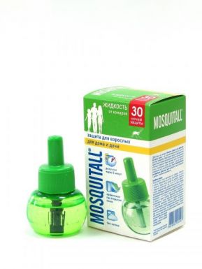MOSQUITALL Жидкость 30 ночей "Защита для взрослых" от комаров 30 мл /10180