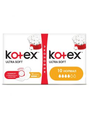 Kotex прокладки Ultra Soft Normal Duo, 20 шт