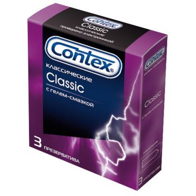 CONTEX презервативы classic 3шт