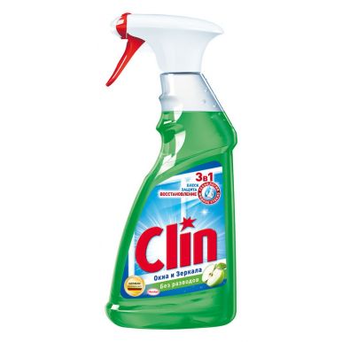 CLIN Средство для мытья окон Яблоко, 500 мл