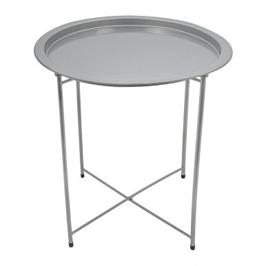 HANDY HOME столик складной металлический цв.серебро 47*50,5см