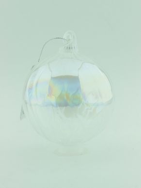 Елочное украшение "шар", диам. 10 см, цв.серебро, упак. в карт. кор. ACT403400/12