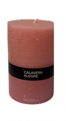 CALAVERA ALEGRE свеча столбик фламинго 6,6*10см