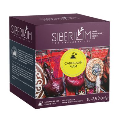 Чай Siberium Саянский, 20х40 гр, коробка