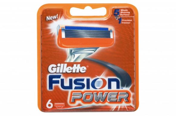 GILLETTE FUSION Power кассеты д/бритья 6шт