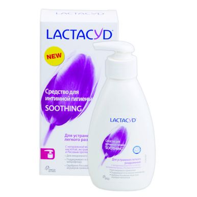 Лактацид 6348 Soothing средство для интимной гигиены смягчающий, 200 мл