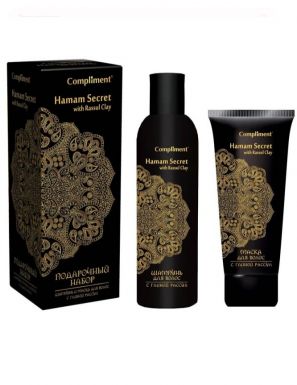COMPLIMENT набор №129  argana-hamam hamam secret: шампунь 250 мл+маска д/волос 200мл