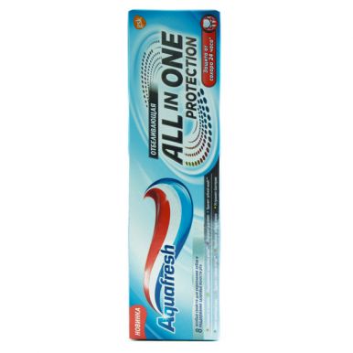 Aquafresh паста зубная, 75 мл, All-in-One Protection Whitening