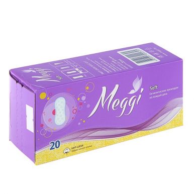 MEGGI прокладки ежедневные panty soft 20шт 0305