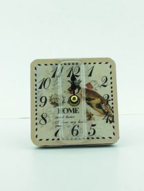 Часы настольные дизайн король птиц 10*10см 40732