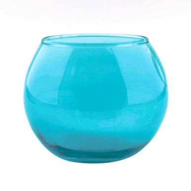 PASABAHCE Энжой ваза декоративная шар синего цвета 7,9см 43407CSL