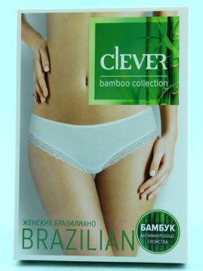 CLEVER BR27-470к Трусы бразилиано жен (50-XL,светло-бежевый)