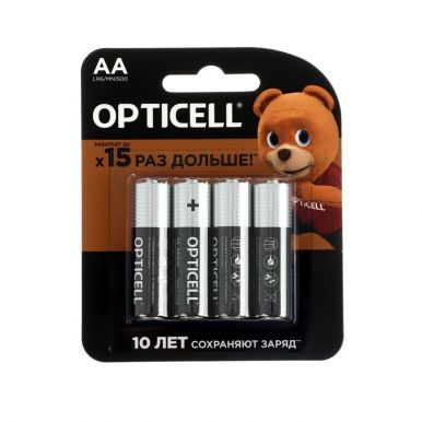 OPTICELL PROFESSIONAL батарейки AA 4шт