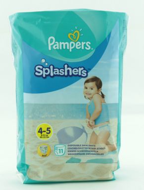 PAMPERS Подгузники-трусики Splashers для плавания Maxi-Junior 9-15 кг, 11 шт