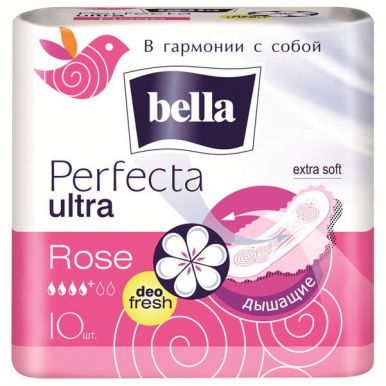 Bella Perfecta Ultra Rose Deo Fresh супертонкие 10 шт, артикул: Be-013-Rw10-202