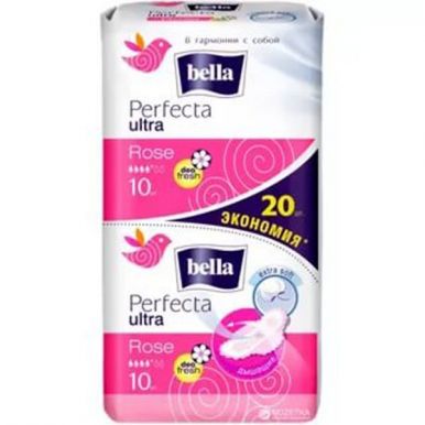 Bella Perfecta Ultra Rose Deo Fresh 10+10 шт, артикул: Be-013-Rw20-105
