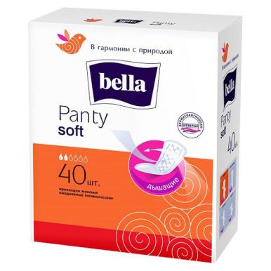 BELLA Panty soft прокладки ежедневные 40шт BE-021-RN40-005